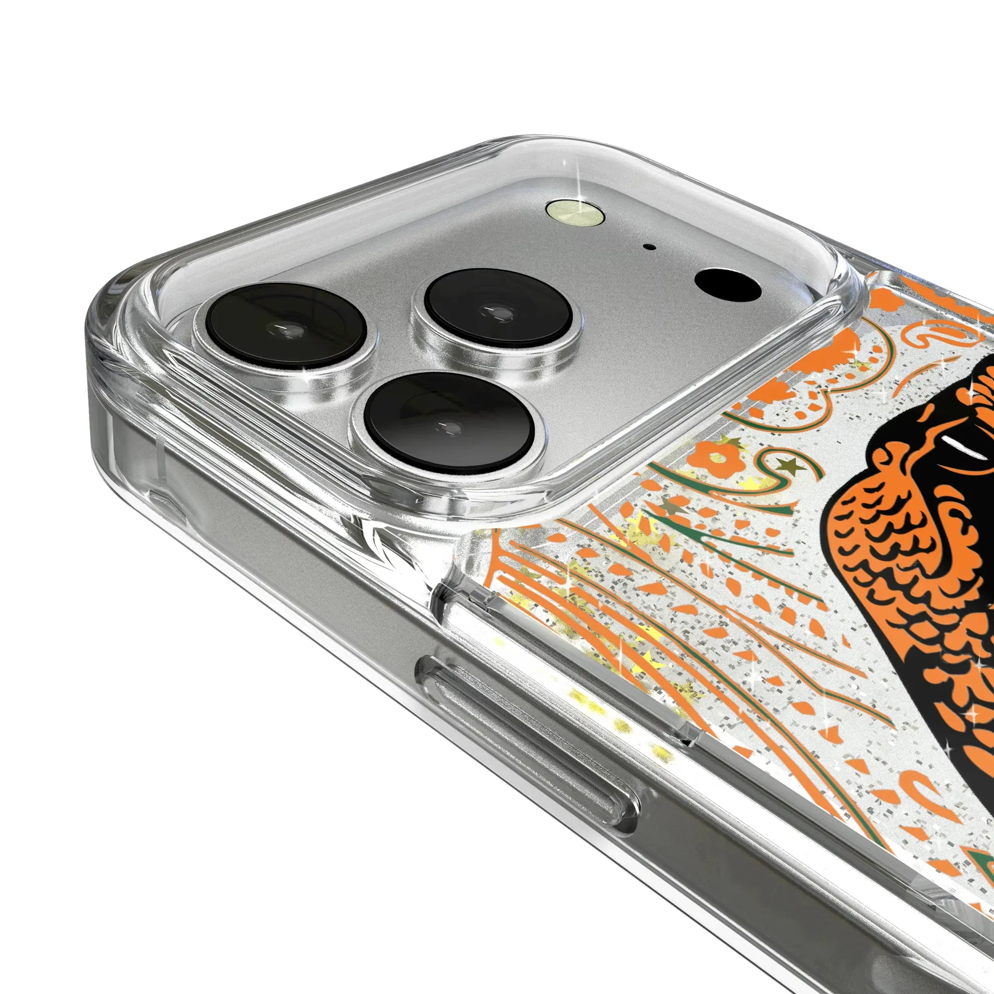 Florida A&M University Rattlers Paisley Glitter Phone Case