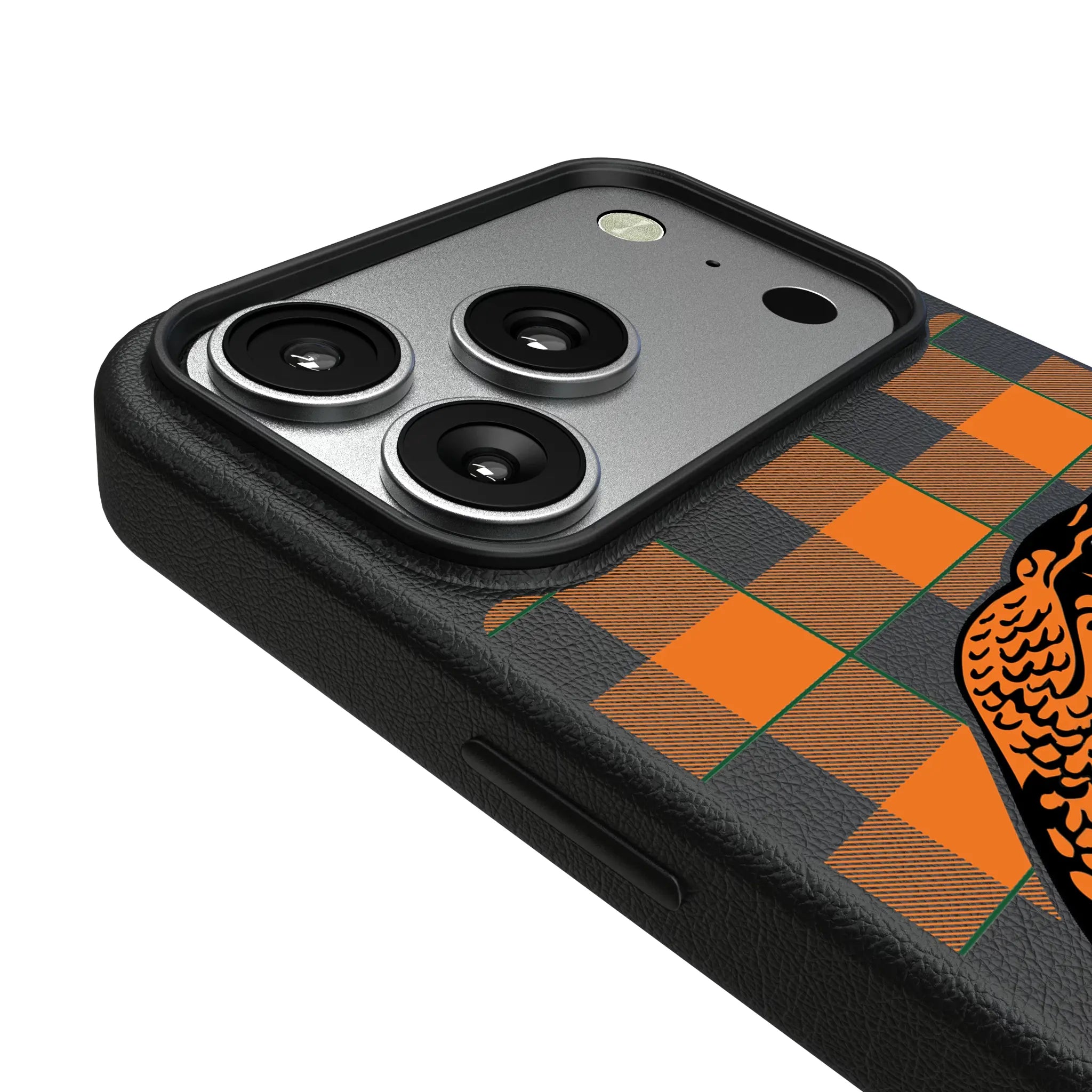 Florida A&M University Rattlers Plaid MagSafe Compatible Phone Case for Apple iPhone