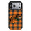 Florida A&M University Rattlers Plaid MagSafe Compatible Phone Case for Apple iPhone