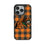 Florida A&M University Rattlers Plaid MagSafe Compatible Phone Case for Apple iPhone