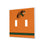 Florida A&M University Rattlers Stripe Hidden-Screw Light Switch Plate