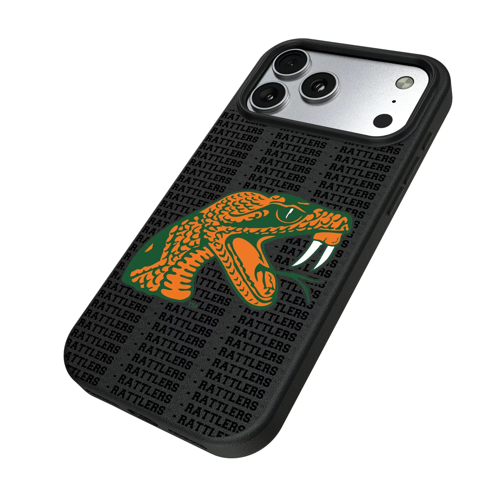 Florida A&M University Rattlers Text Backdrop MagSafe Compatible Phone Case for Apple iPhone