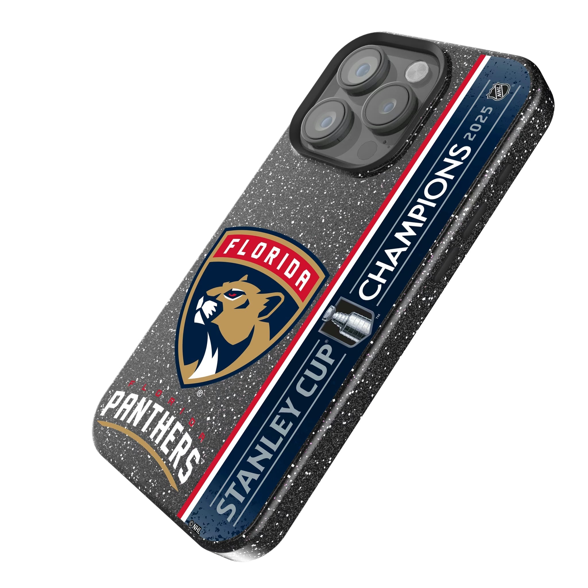 Florida Panthers 2025 Stanley Cup Bling Phone Case for Apple iPhone