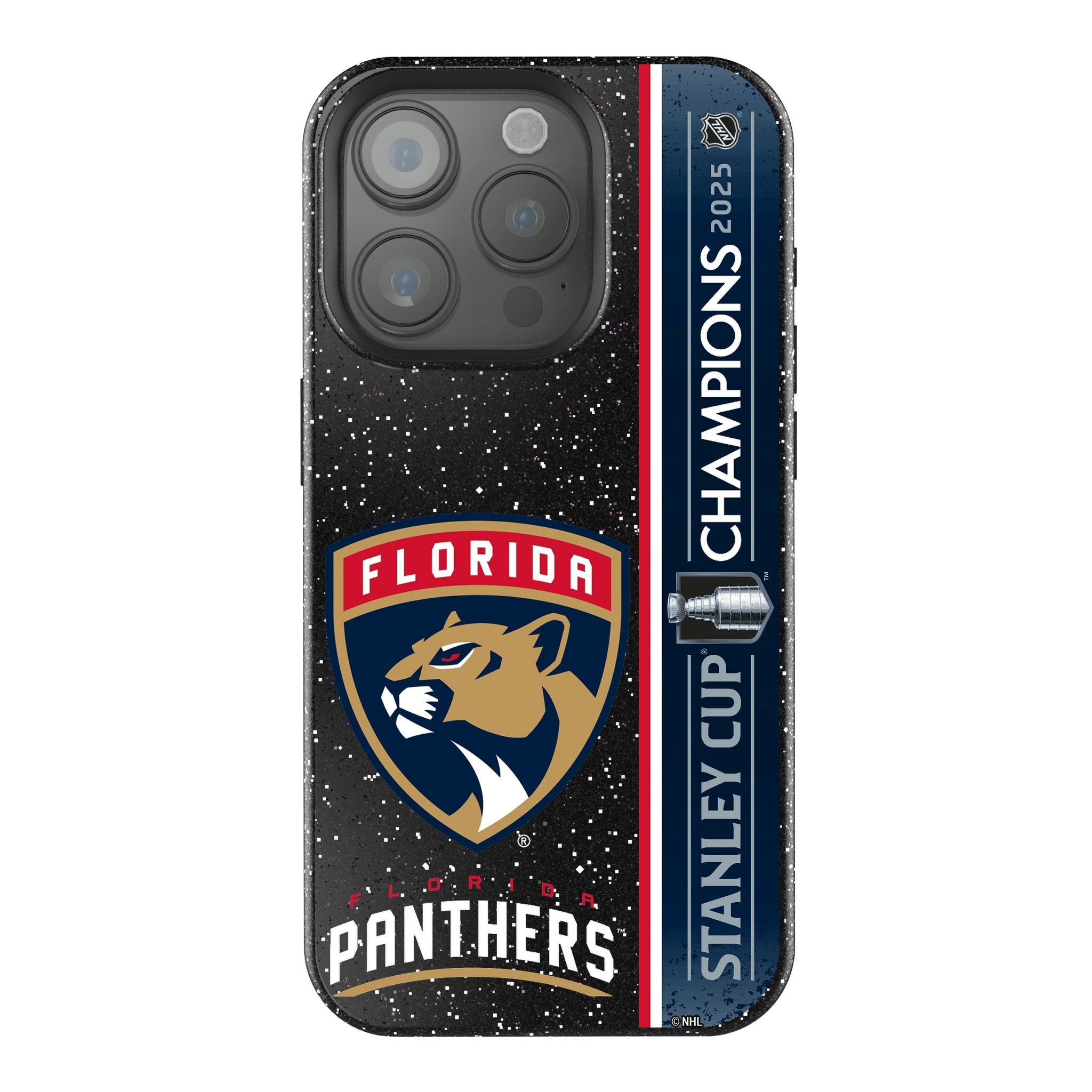 Florida Panthers 2025 Stanley Cup Bling Phone Case for Apple iPhone