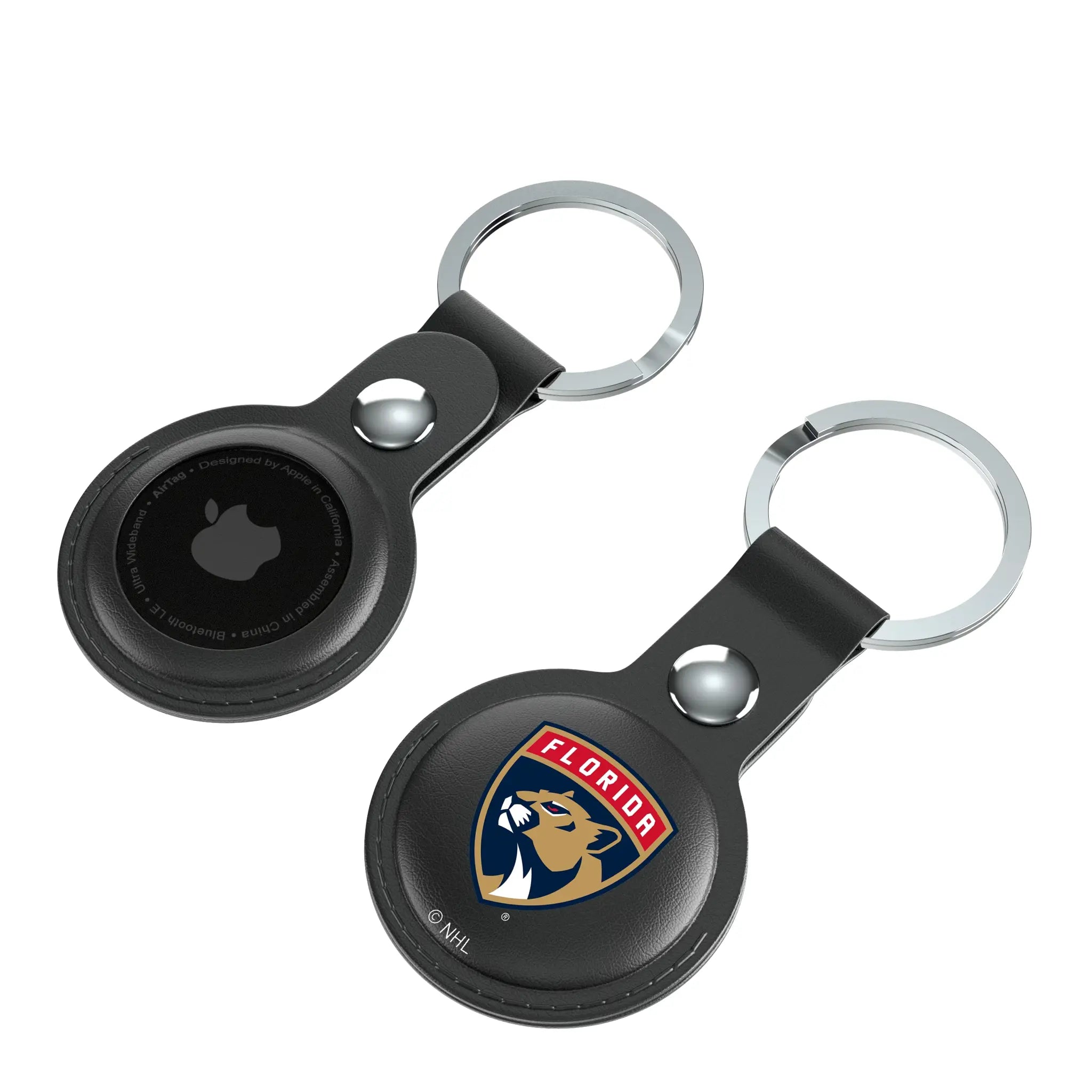 Florida Panthers Insignia Black Airtag Holder 2-Pack