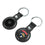 Florida Panthers Insignia Black Airtag Holder 2-Pack