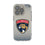 Florida Panthers Linen Clear Phone Case for Apple iPhone