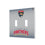 Florida Panthers Linen Hidden-Screw Light Switch Plate