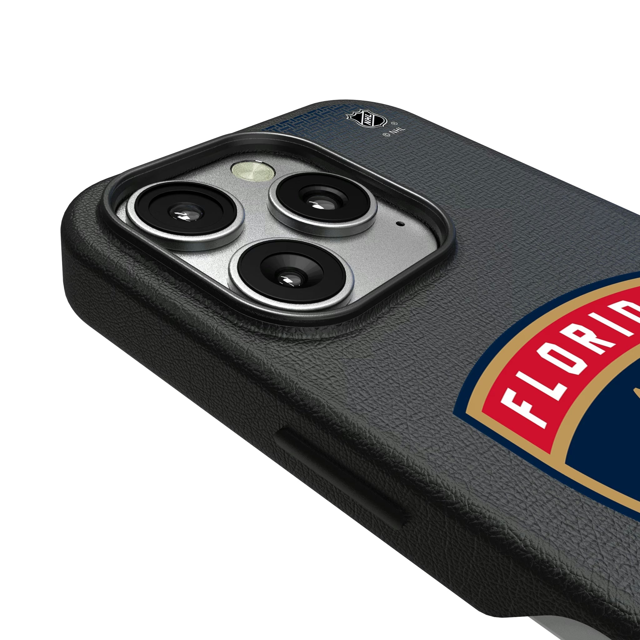 Florida Panthers Linen MagSafe Compatible Phone Case for Apple iPhone - Sports Gifts, Sports Memorabilia, Sports Collectibles, Fan Shop