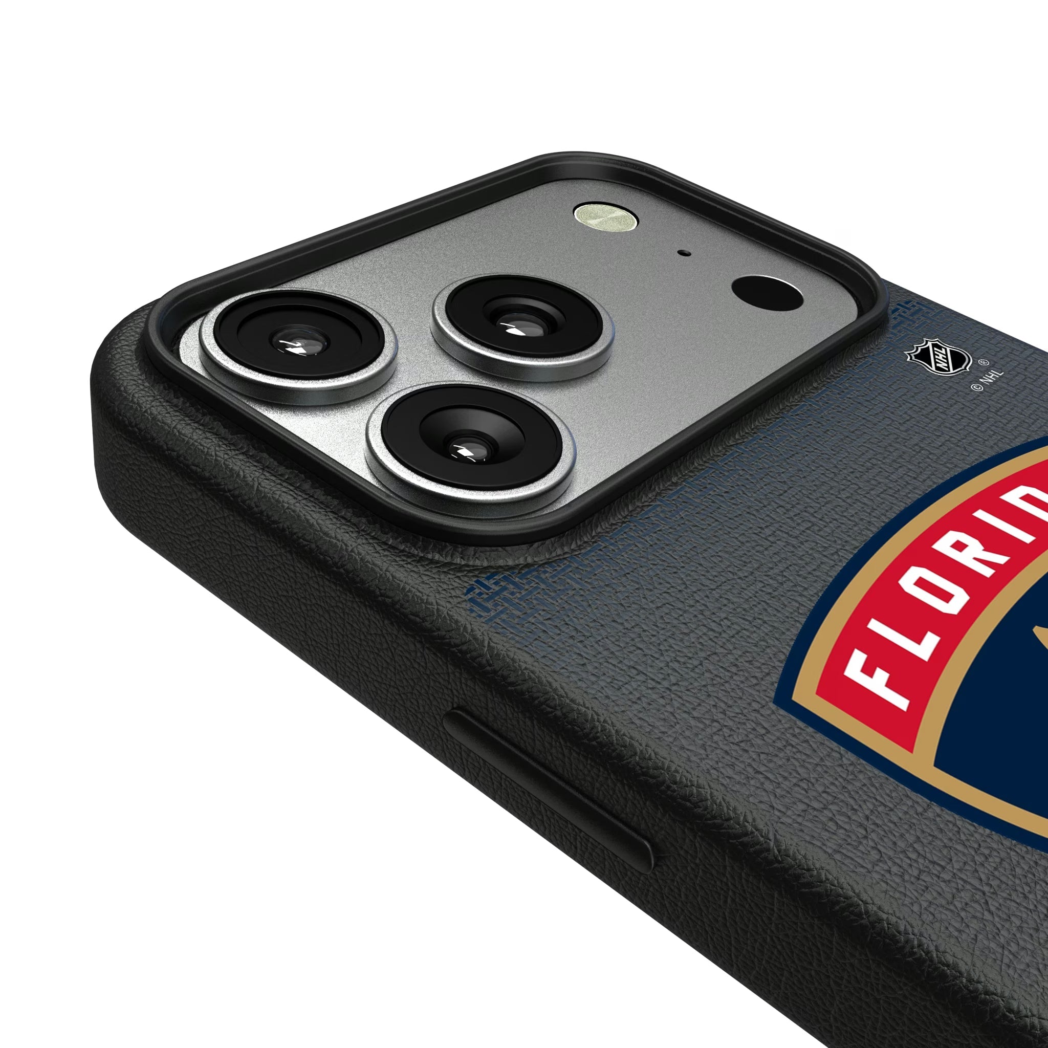 Florida Panthers Linen MagSafe Compatible Phone Case for Apple iPhone - Sports Gifts, Sports Memorabilia, Sports Collectibles, Fan Shop