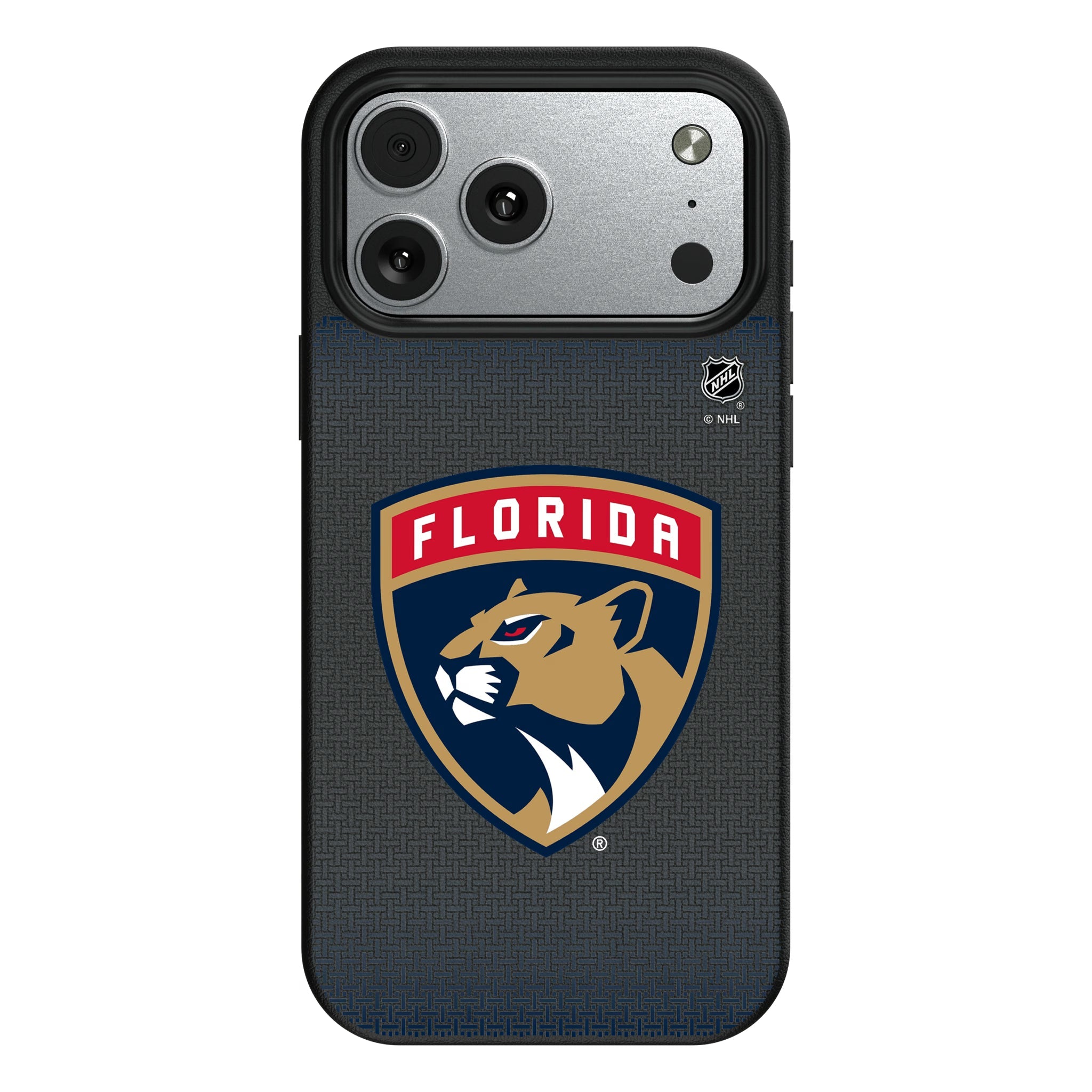 Florida Panthers Linen MagSafe Compatible Phone Case for Apple iPhone - Sports Gifts, Sports Memorabilia, Sports Collectibles, Fan Shop