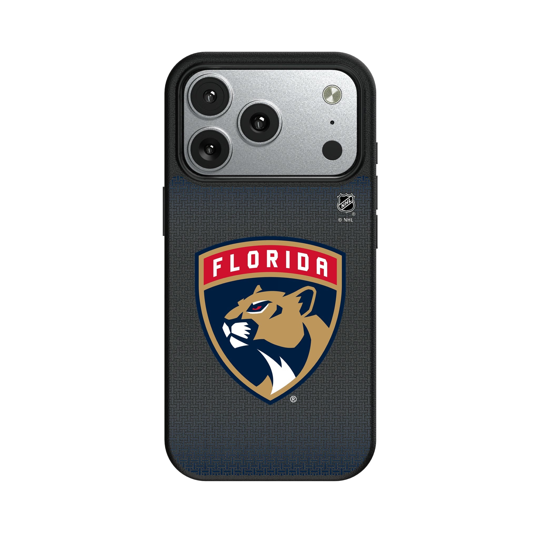 Florida Panthers Linen MagSafe Compatible Phone Case for Apple iPhone - Sports Gifts, Sports Memorabilia, Sports Collectibles, Fan Shop
