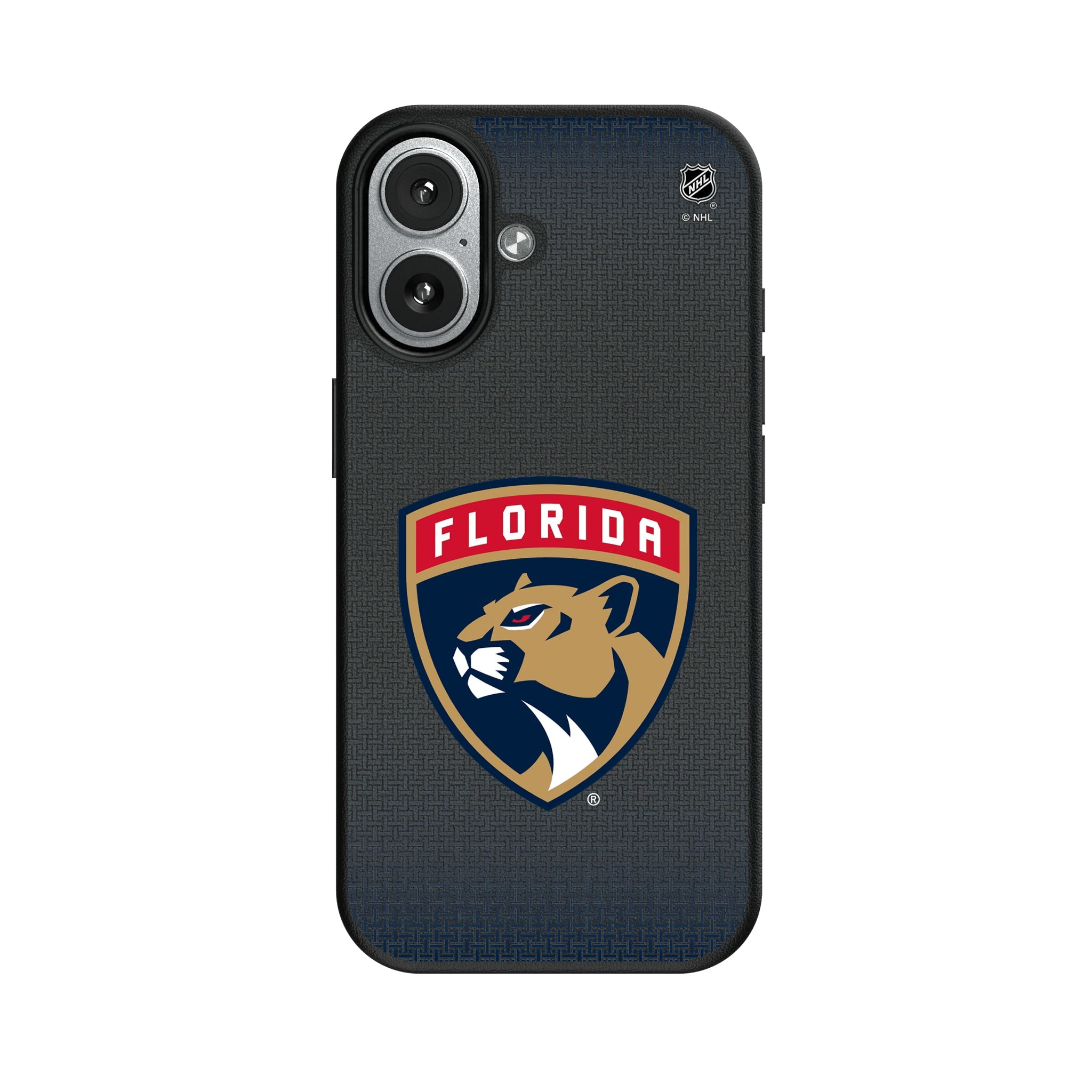 Florida Panthers Linen MagSafe Compatible Phone Case for Apple iPhone - Sports Gifts, Sports Memorabilia, Sports Collectibles, Fan Shop