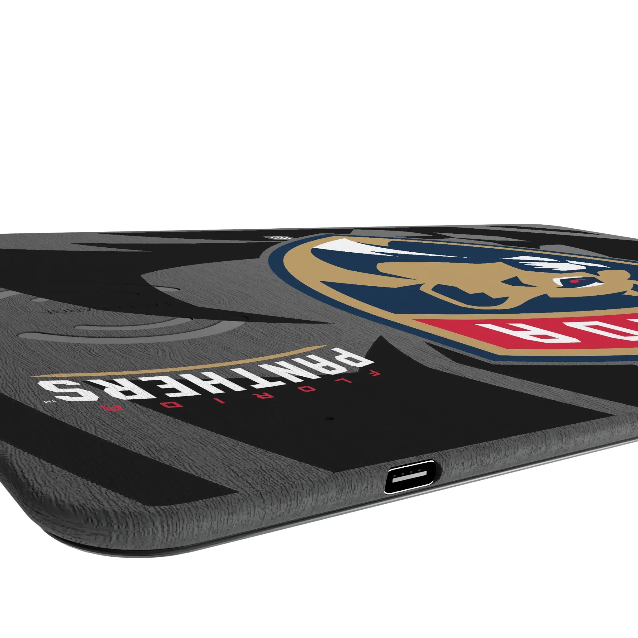 Florida Panthers Monocolor Tilt 15-Watt Wireless Charger and Mouse Pad