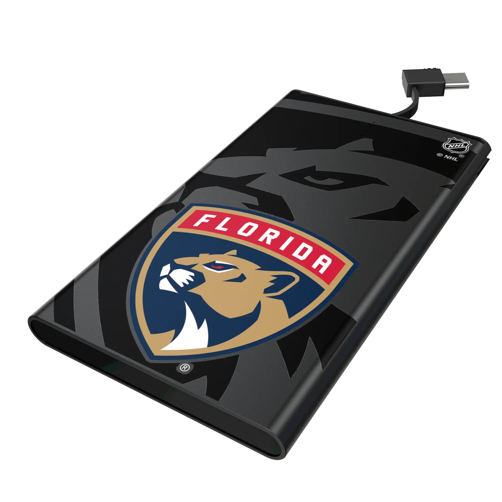 Florida Panthers Monocolor Tilt 5000mAh Flat Powerbank