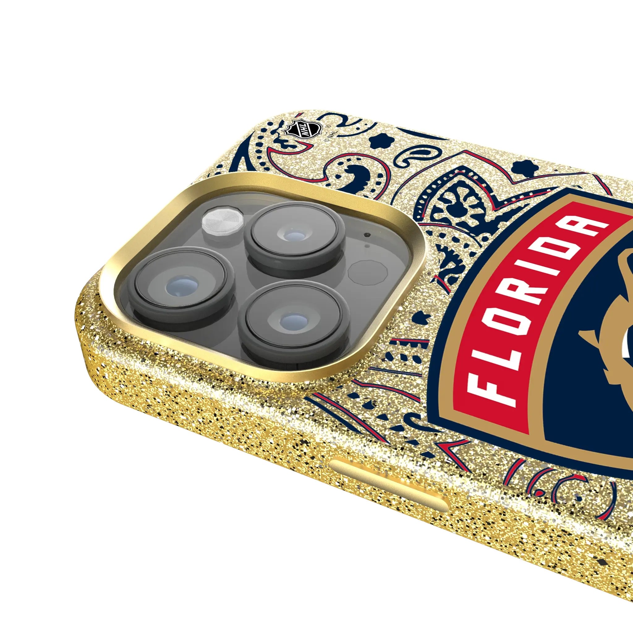 Florida Panthers Paisley Bling Phone Case
