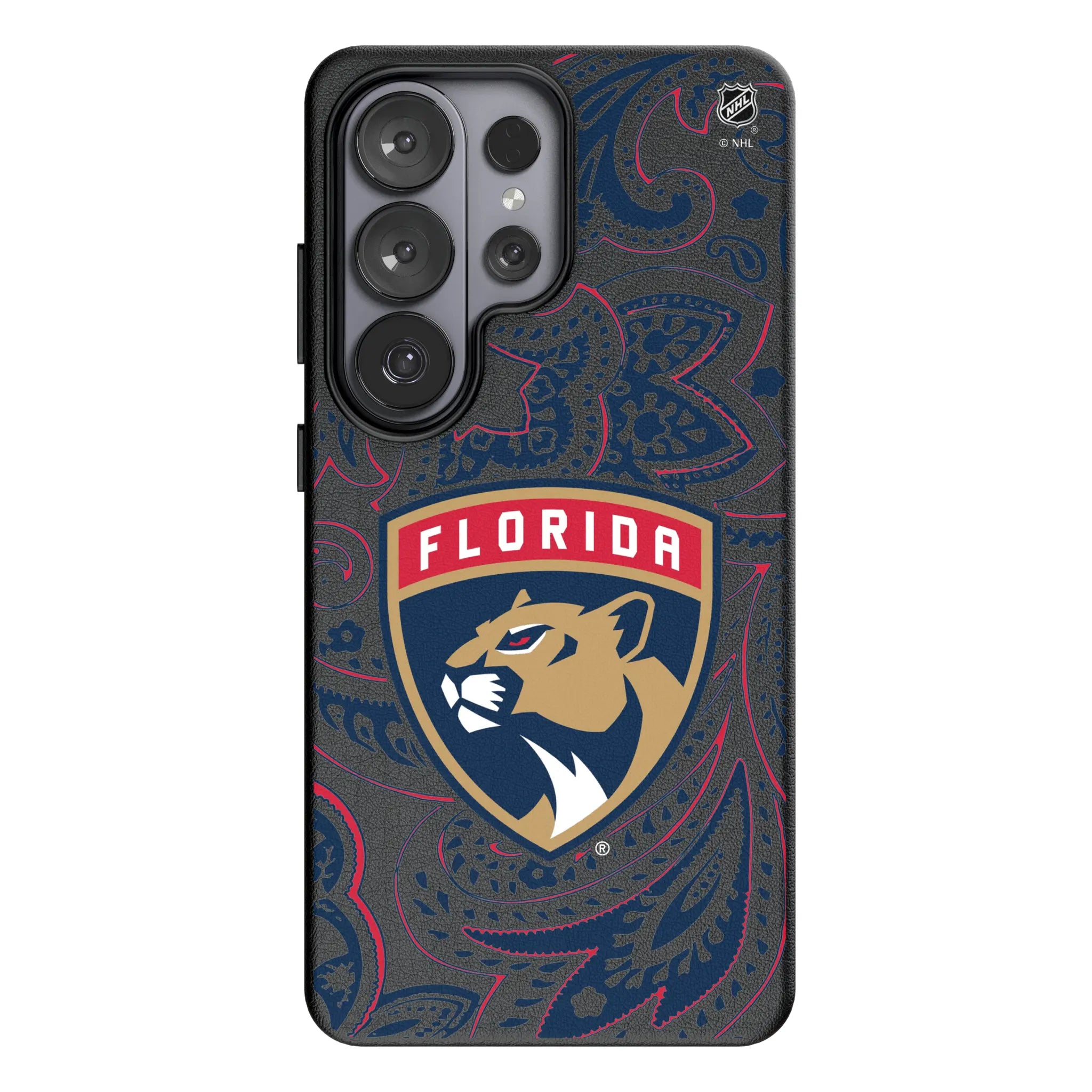 Florida Panthers Paisley MagSafe Compatible Phone Case for Samsung Galaxy