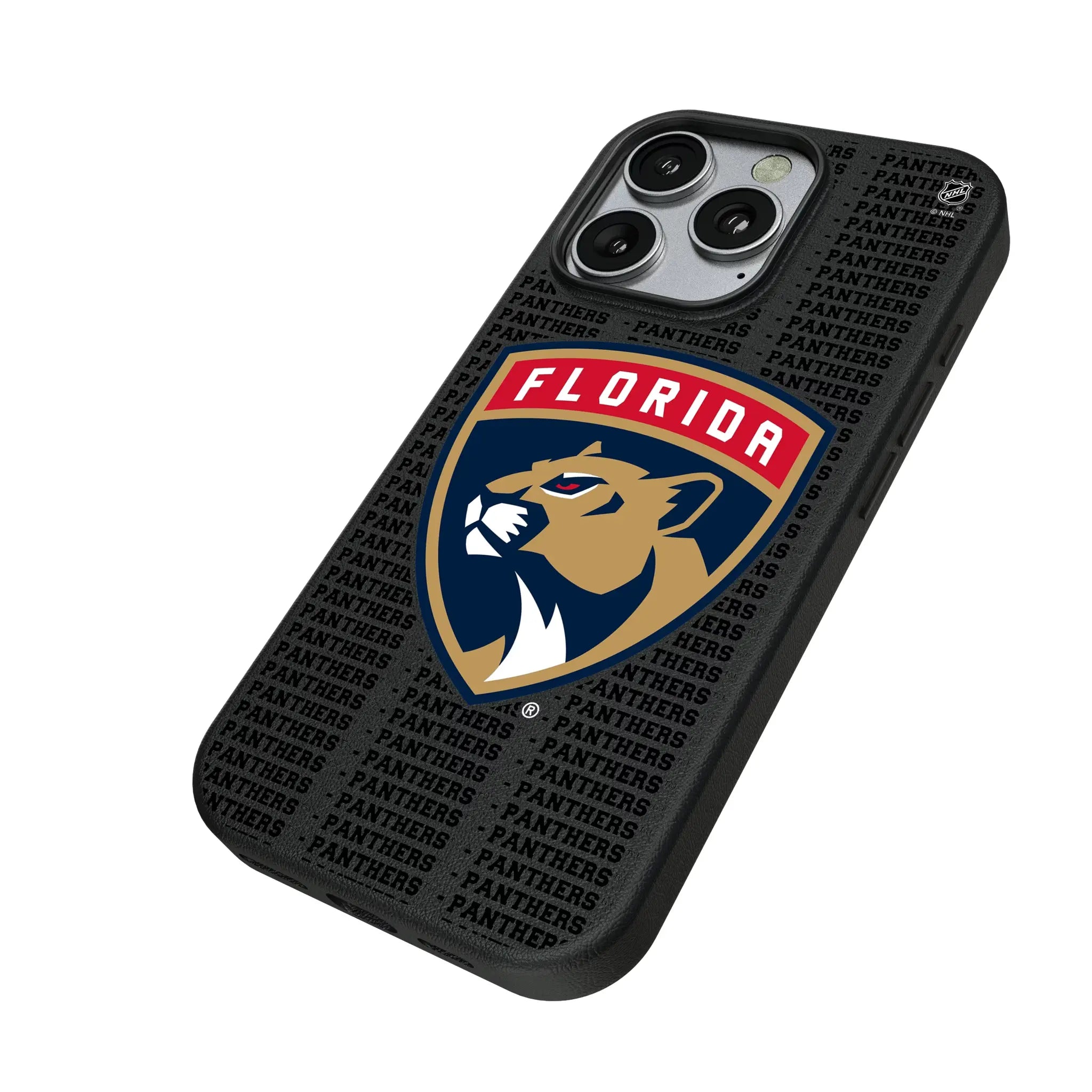 Florida Panthers Text Backdrop MagSafe Compatible Phone Case for Apple iPhone