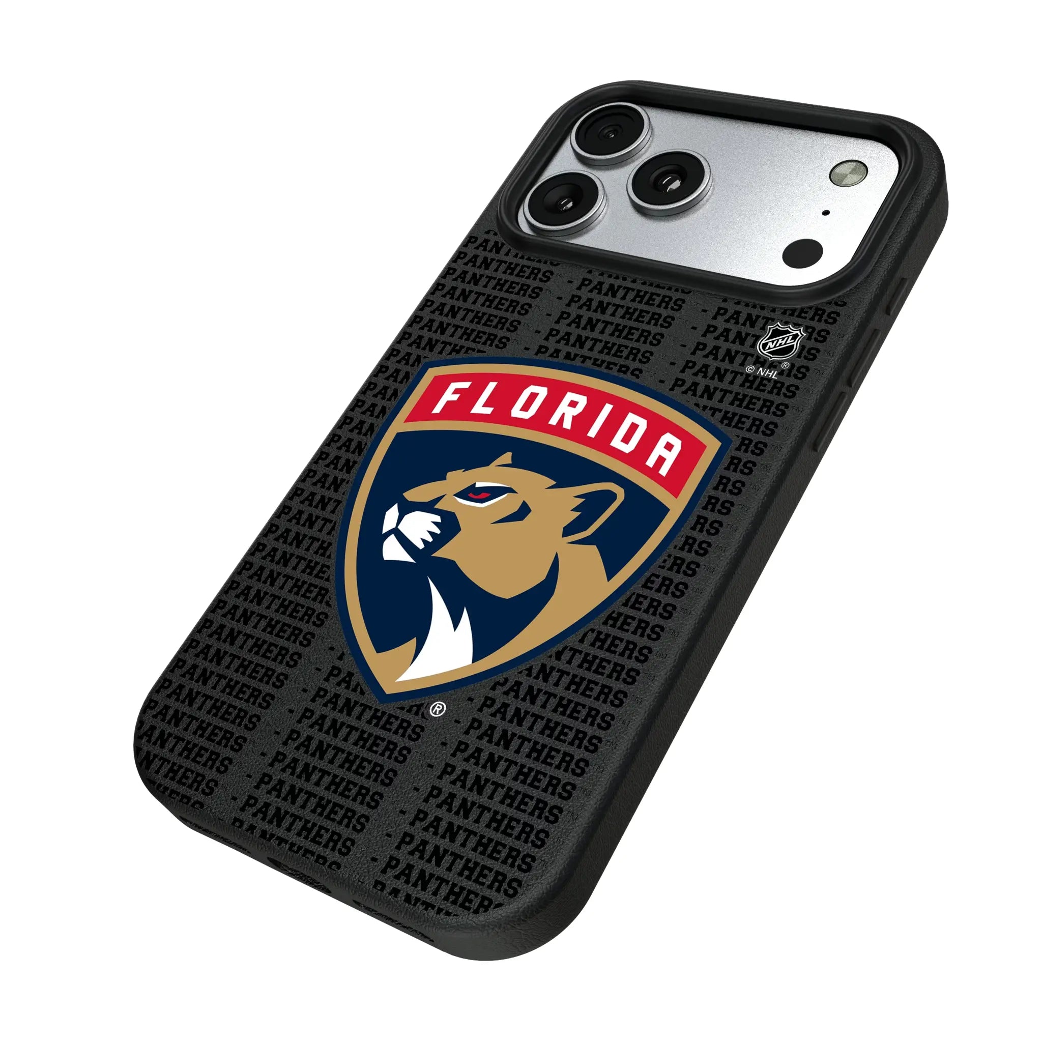 Florida Panthers Text Backdrop MagSafe Compatible Phone Case for Apple iPhone