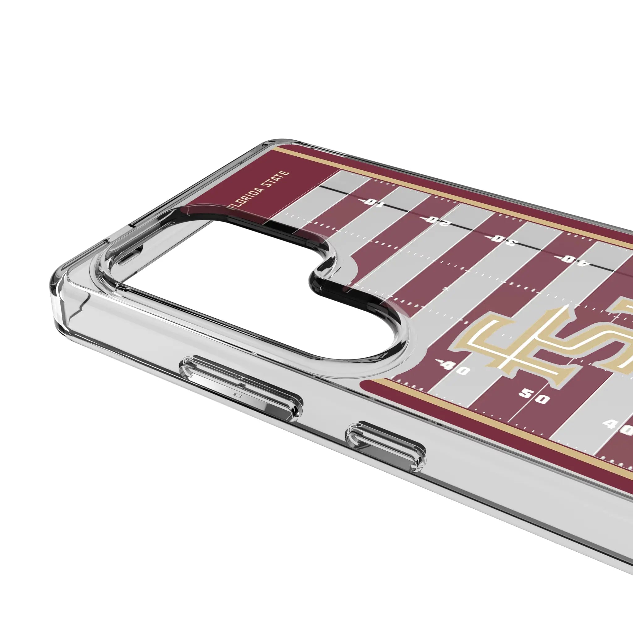 Florida State University Seminoles Athletic Wordmark Field Clear Phone Case for Samsung Galaxy