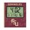 Florida State University Seminoles Athletic Wordmark Hatch Wall Clock