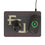 Florida State University Seminoles Athletic Wordmark Linen 15-Watt Wireless Charger and Mouse Pad