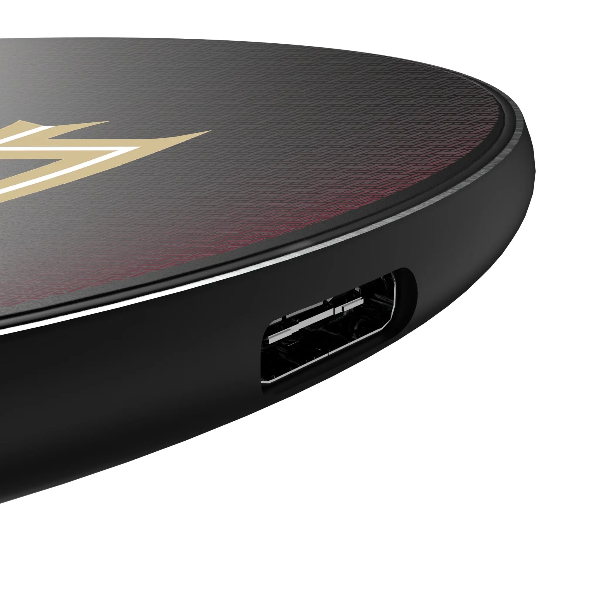 Florida State University Seminoles Athletic Wordmark Linen 15-Watt Wireless Charger
