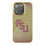 Florida State University Seminoles Athletic Wordmark Linen Bling Phone Case for Apple iPhone