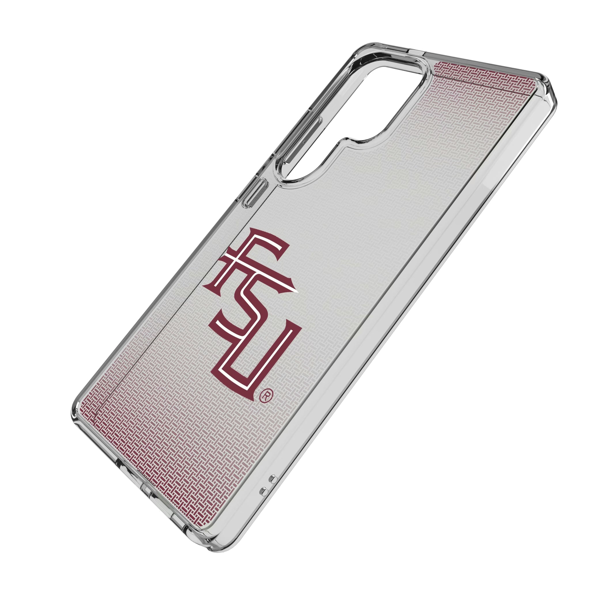 Florida State University Seminoles Athletic Wordmark Linen Clear Phone Case for Samsung Galaxy