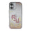 Florida State University Seminoles Athletic Wordmark Linen Glitter Phone Case