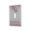 Florida State University Seminoles Athletic Wordmark Linen Hidden-Screw Light Switch Plate