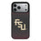 Florida State University Seminoles Athletic Wordmark Linen MagSafe Compatible Phone Case for Apple iPhone