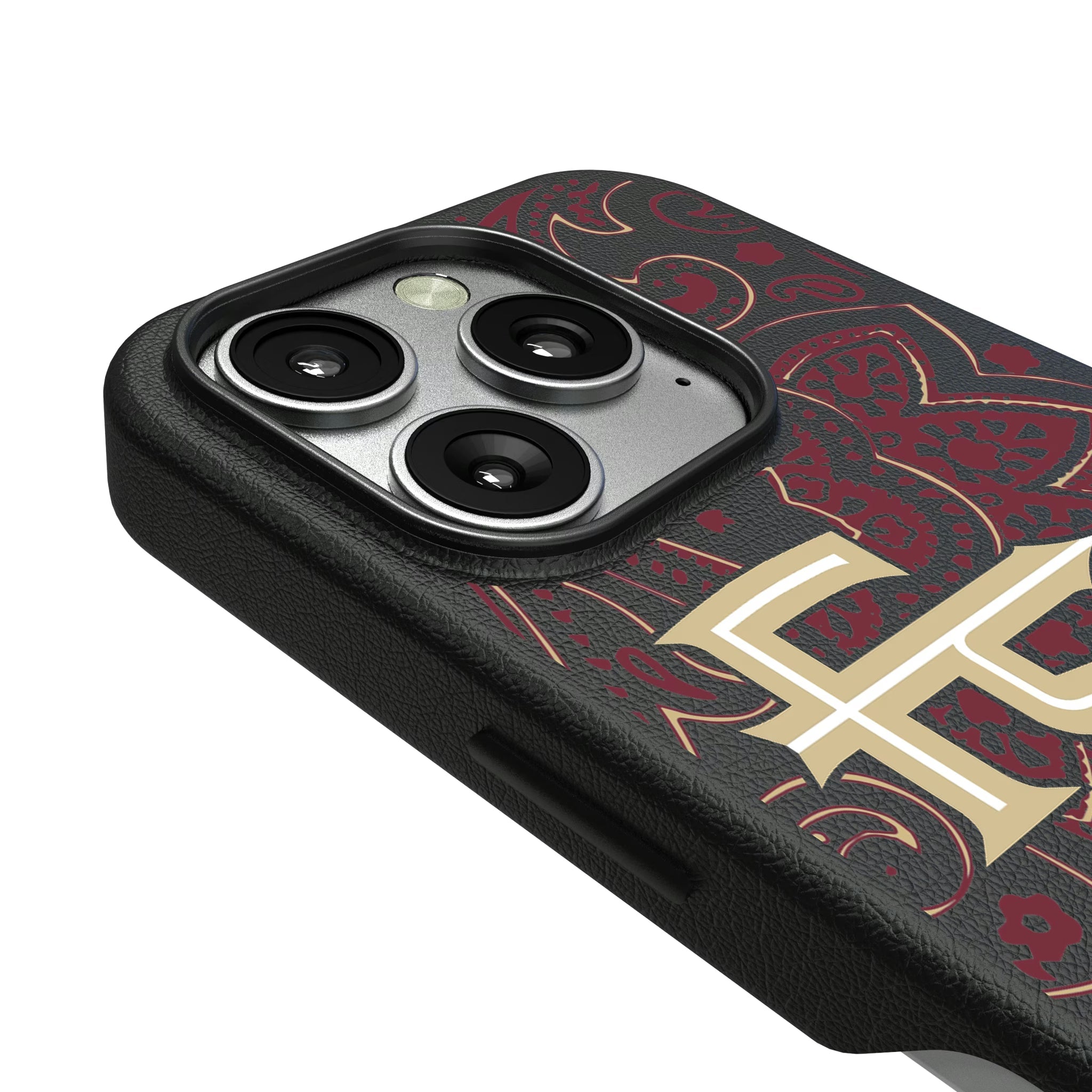 Florida State University Seminoles Athletic Wordmark Paisley MagSafe Compatible Phone Case for Apple iPhone - Sports Gifts, Sports Memorabilia, Sports Collectibles, Fan Shop