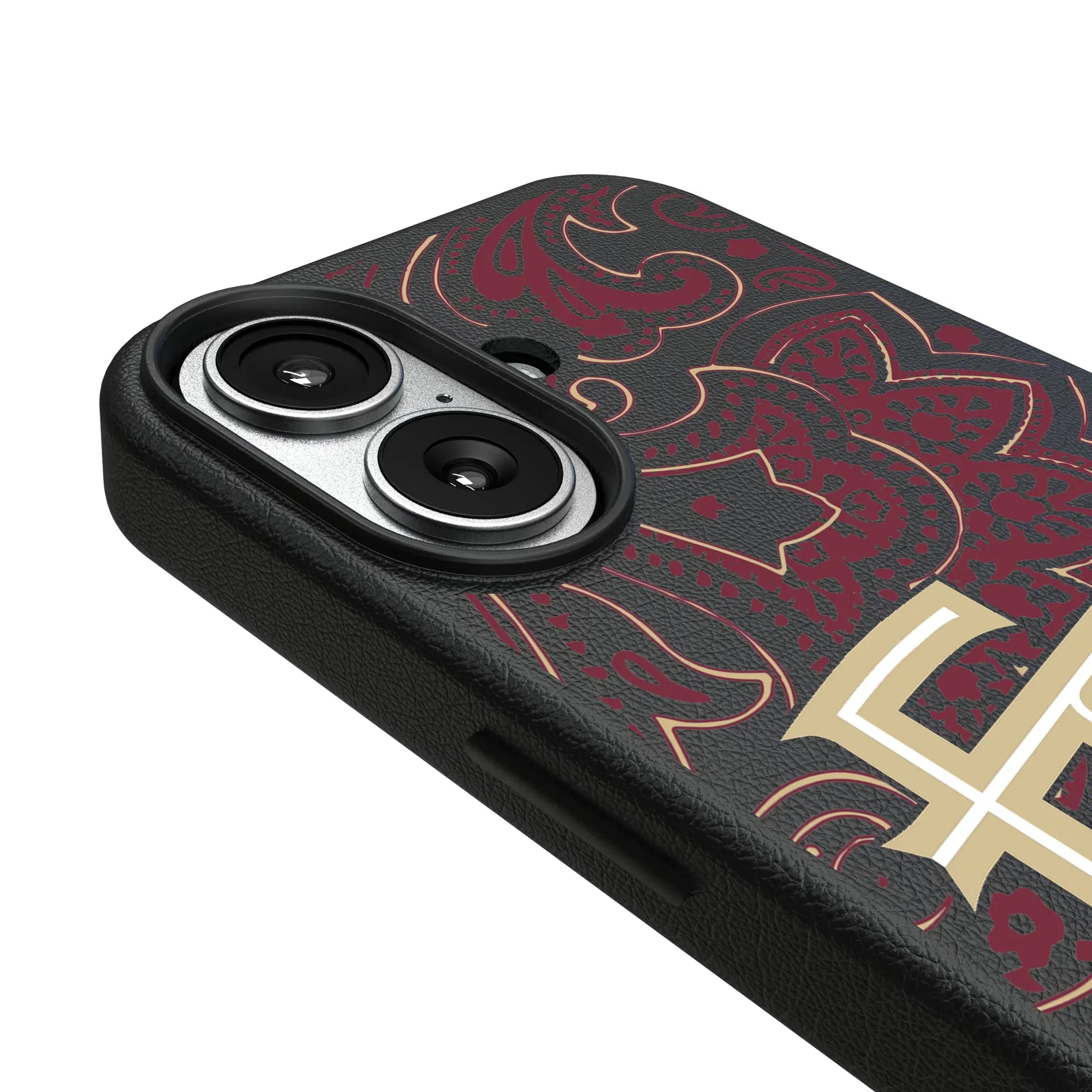 Florida State University Seminoles Athletic Wordmark Paisley MagSafe Compatible Phone Case for Apple iPhone