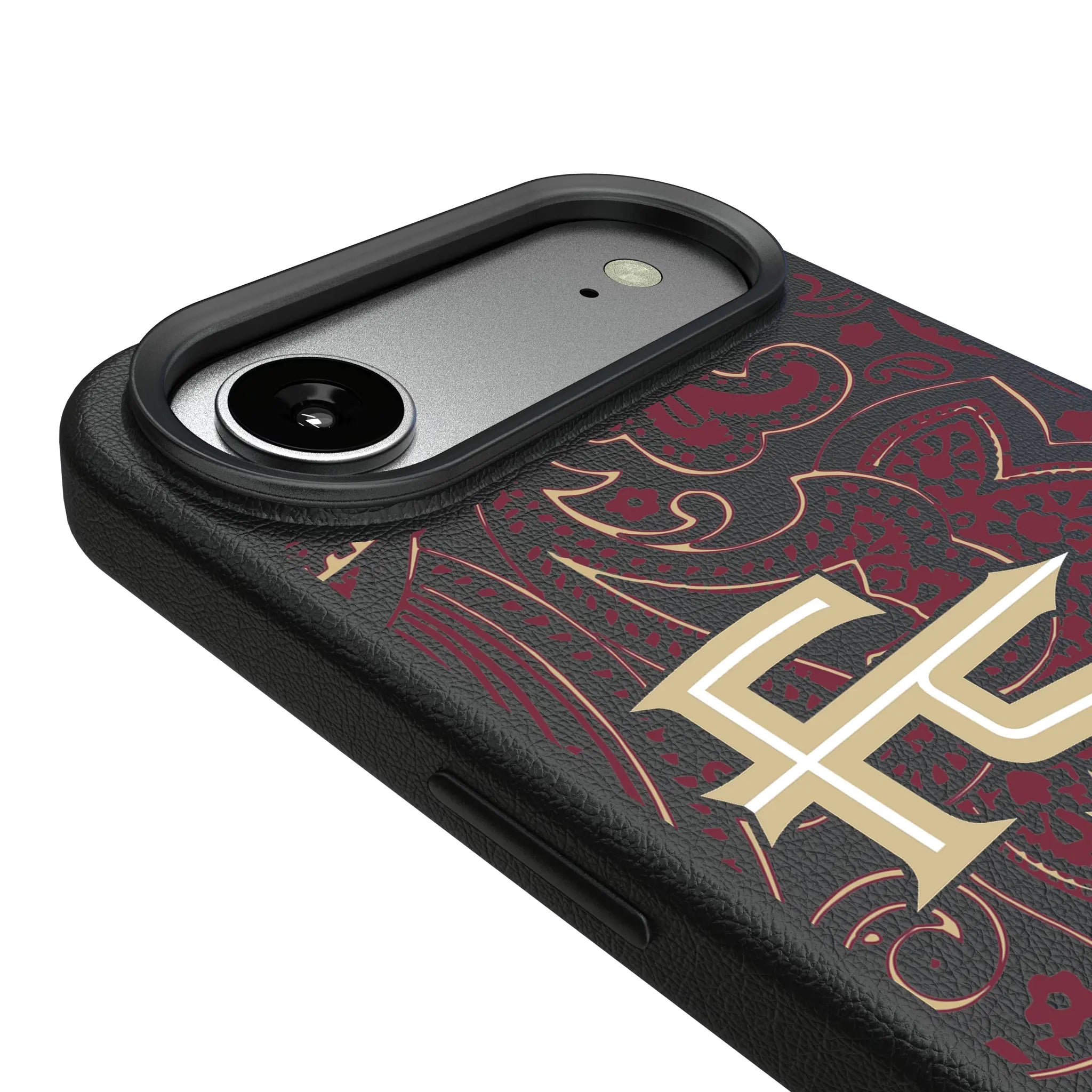 Florida State University Seminoles Athletic Wordmark Paisley MagSafe Compatible Phone Case for Apple iPhone