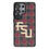 Florida State University Seminoles Athletic Wordmark Plaid MagSafe Compatible Phone Case for Samsung Galaxy