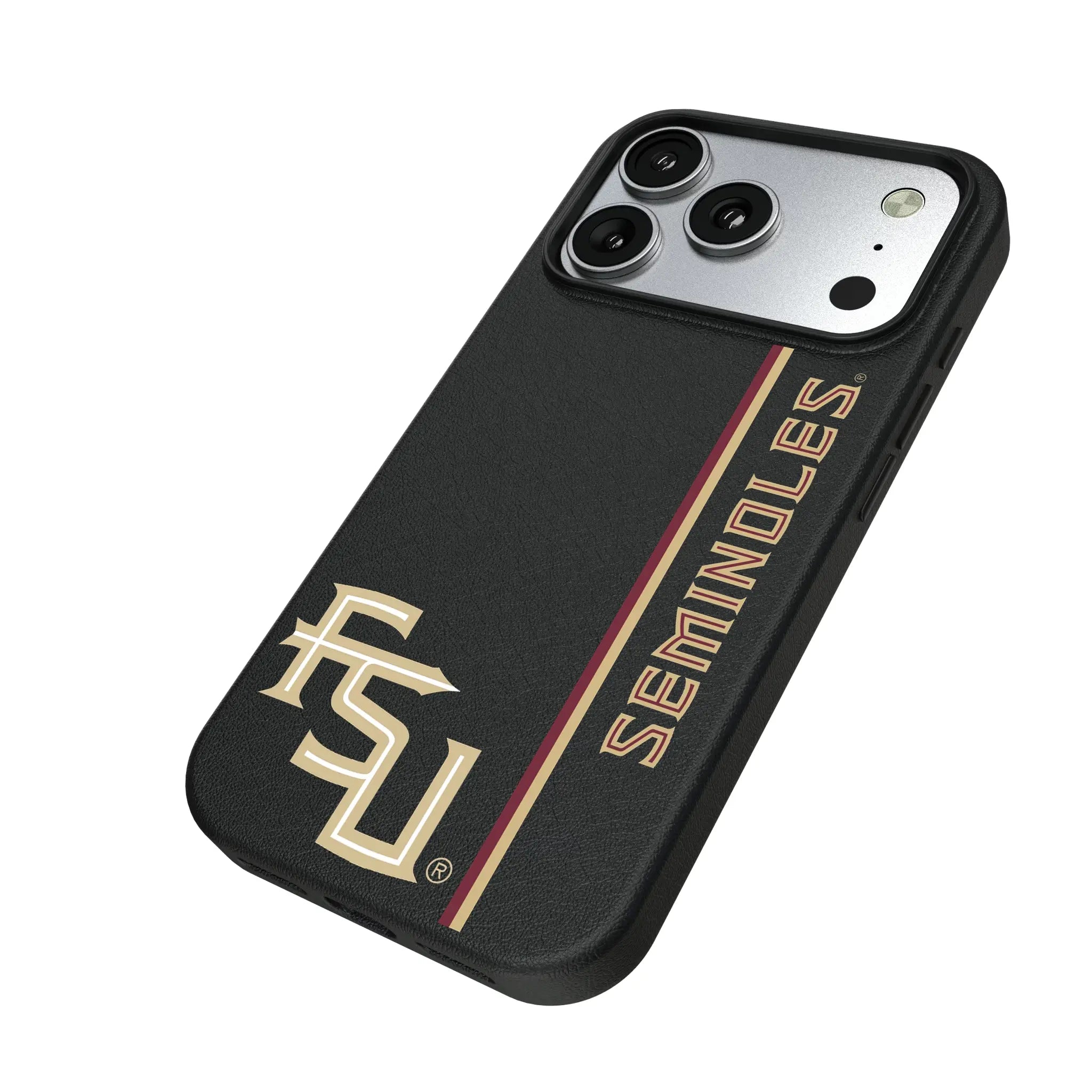 Florida State University Seminoles Athletic Wordmark Sidebar MagSafe Compatible Phone Case for Apple iPhone