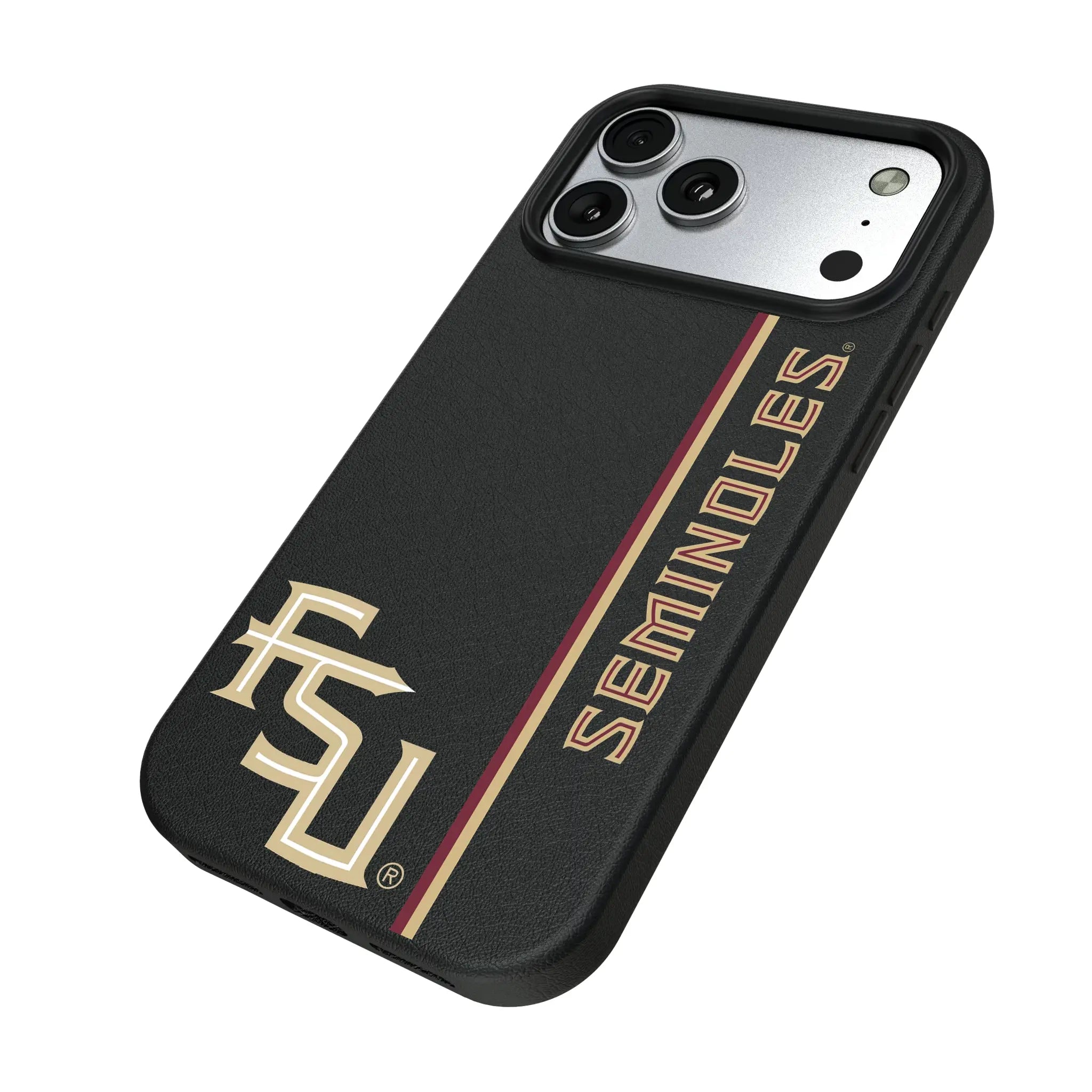 Florida State University Seminoles Athletic Wordmark Sidebar MagSafe Compatible Phone Case for Apple iPhone