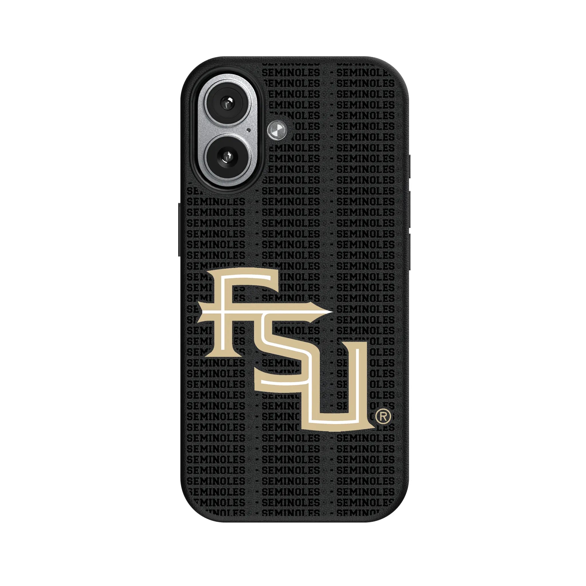 Florida State University Seminoles Athletic Wordmark Text Backdrop MagSafe Compatible Phone Case for Apple iPhone