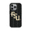 Florida State University Seminoles Athletic Wordmark Text Backdrop MagSafe Compatible Phone Case for Apple iPhone
