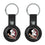Florida State University Seminoles Insignia Black Airtag Holder 2-Pack