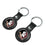Florida State University Seminoles Insignia Black Airtag Holder 2-Pack