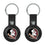 Florida State University Seminoles Insignia Black Airtag Holder 2-Pack