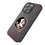 Florida State University Seminoles Linen Bling Phone Case for Apple iPhone