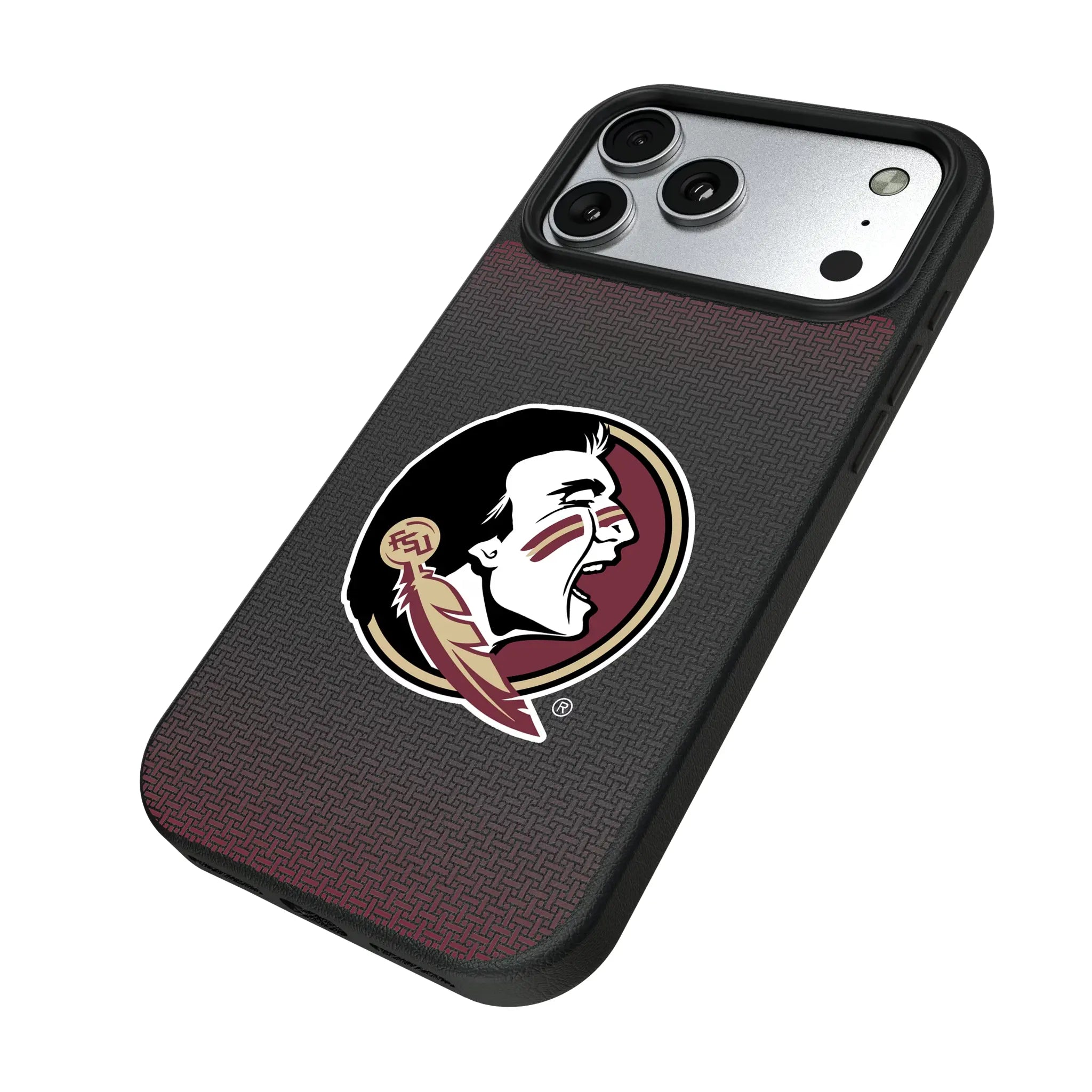Florida State University Seminoles Linen MagSafe Compatible Phone Case for Apple iPhone