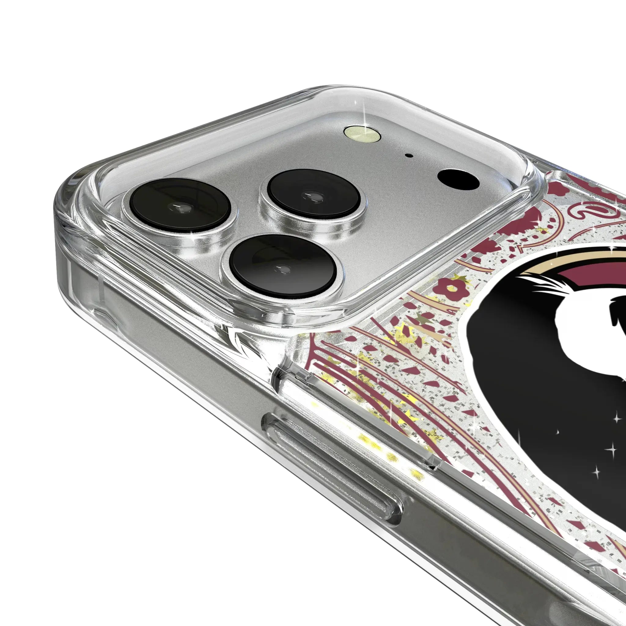 Florida State University Seminoles Paisley Glitter Phone Case