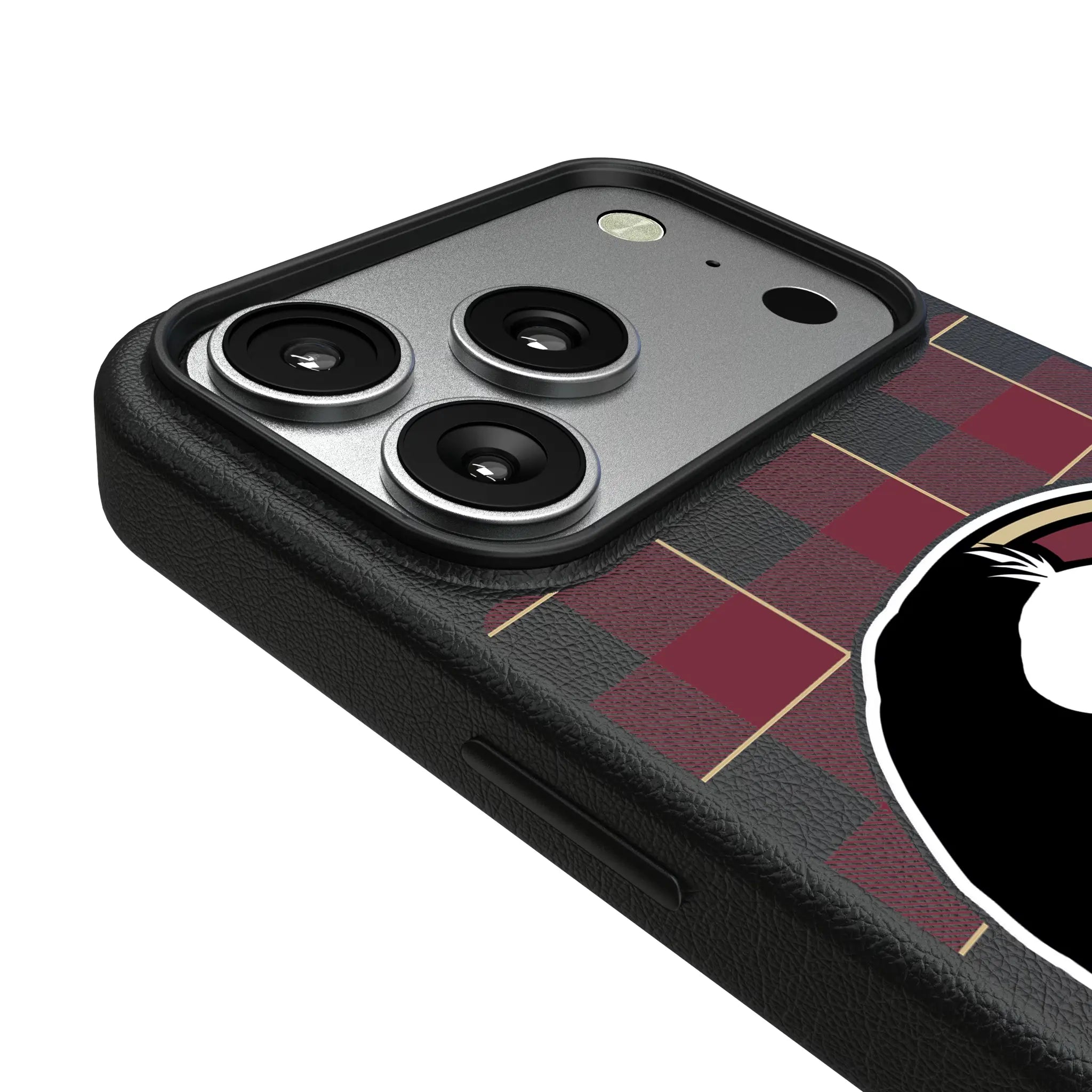 Florida State University Seminoles Plaid MagSafe Compatible Phone Case for Apple iPhone