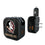 Florida State University Seminoles Text Backdrop 2 in 1 USB A/C Charger