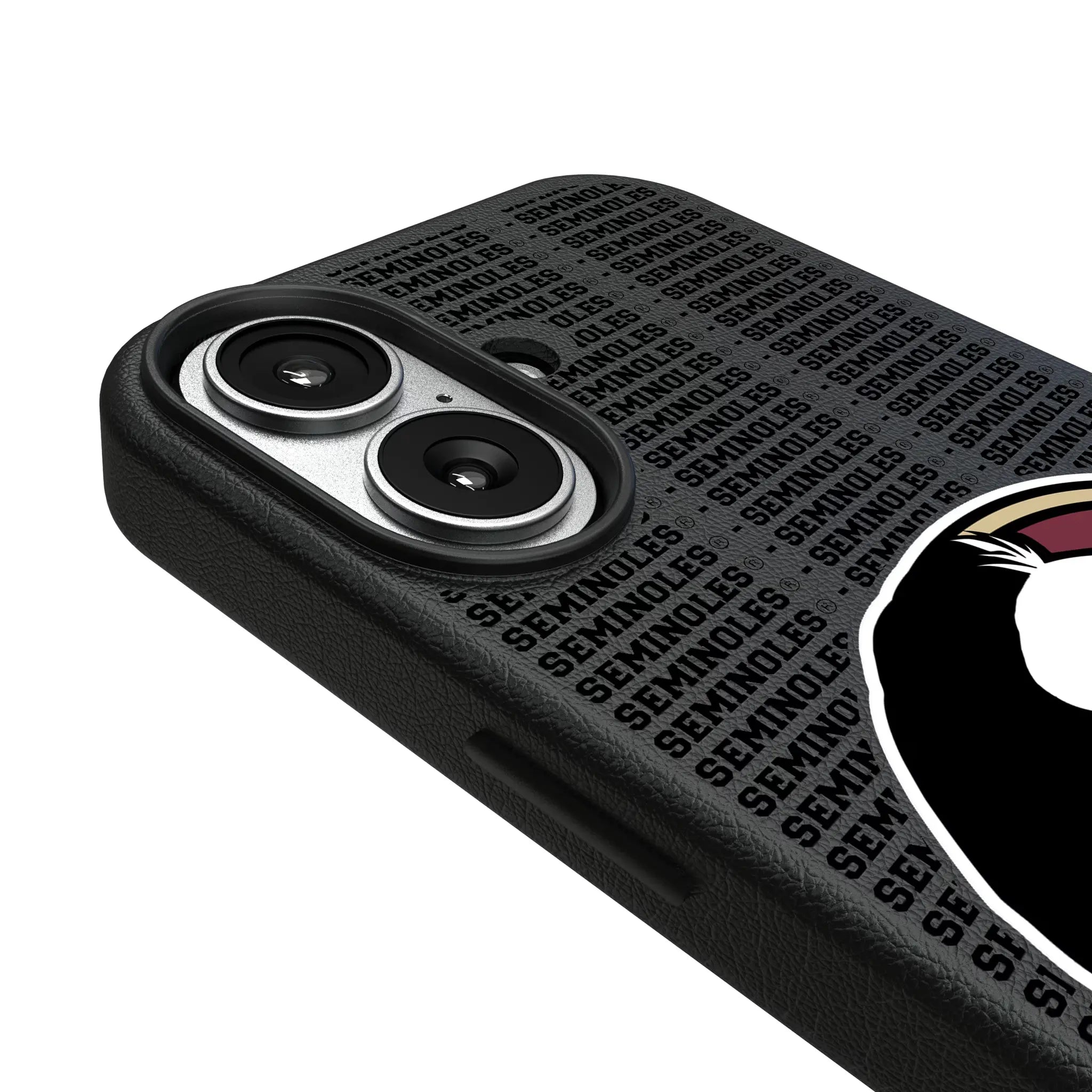 Florida State University Seminoles Text Backdrop MagSafe Compatible Phone Case for Apple iPhone