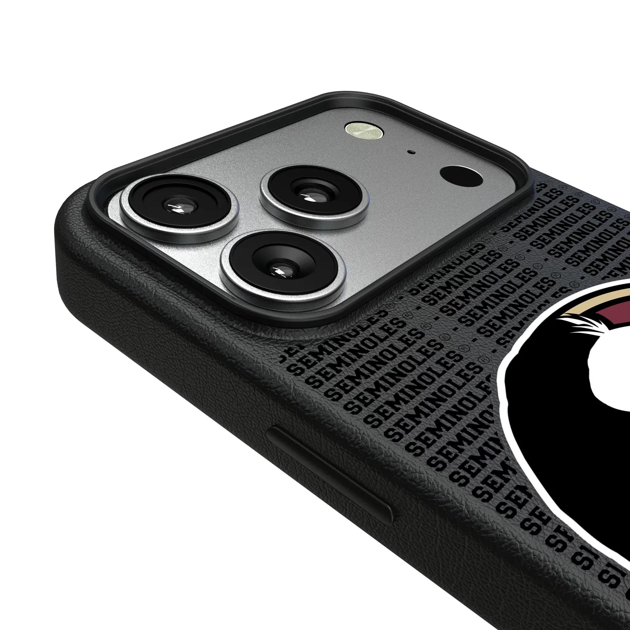 Florida State University Seminoles Text Backdrop MagSafe Compatible Phone Case for Apple iPhone